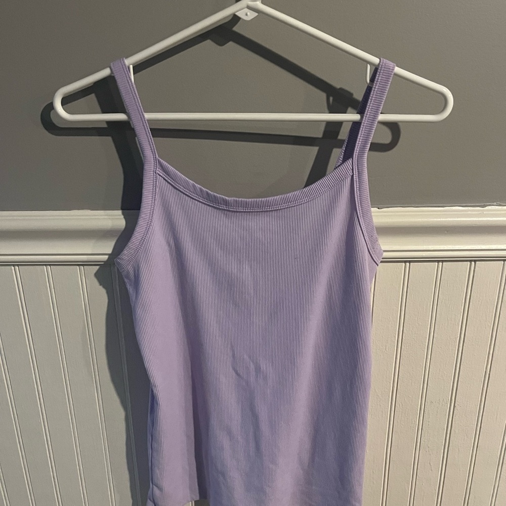 No Boundaries Lilac Ribbed Camisole